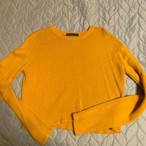 Brandy Melville yellow sweater